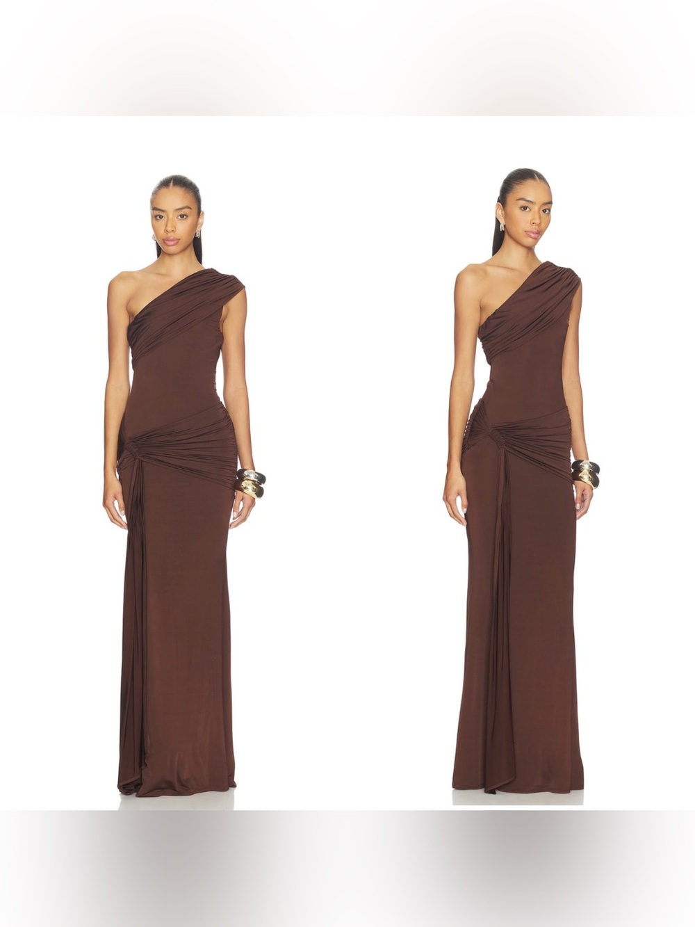 NWT NBD RANI Gown in chocolate brown